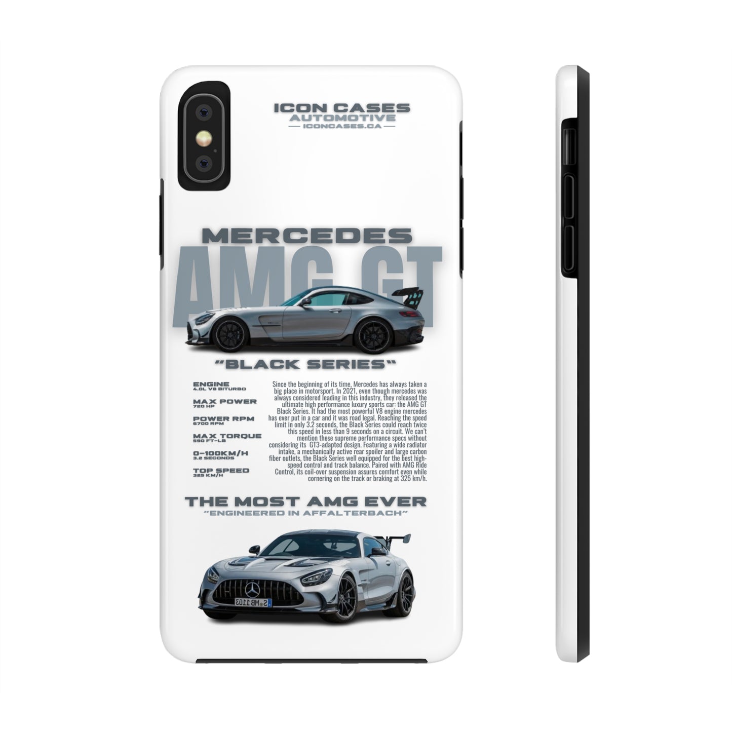 "Black Series" White Case Phone Case Icon Cases