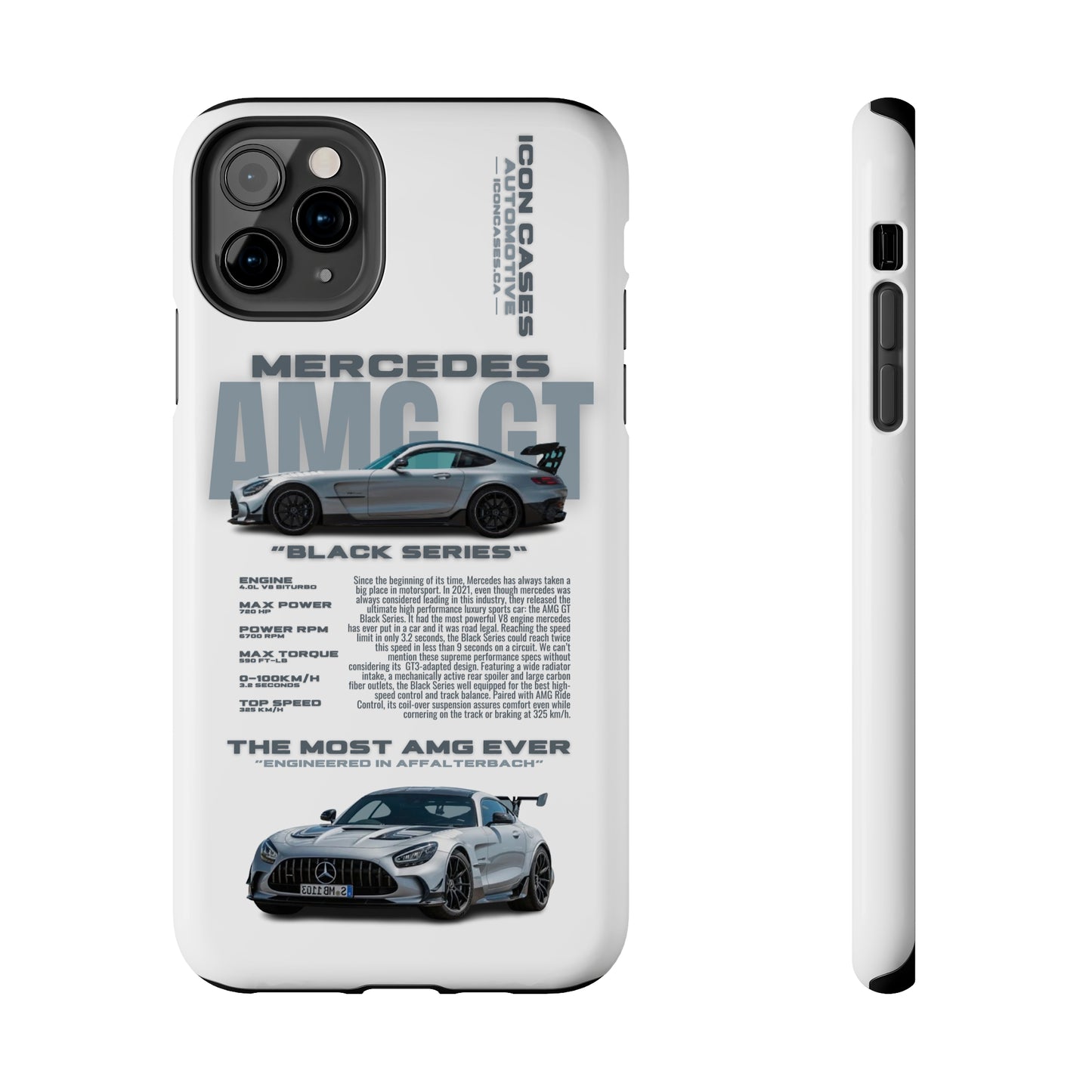 "Black Series" White Case Phone Case Icon Cases