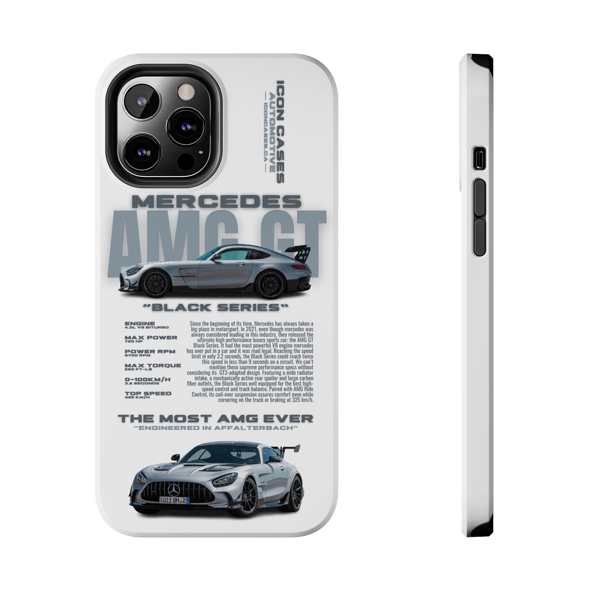 "Black Series" White Case Phone Case Icon Cases