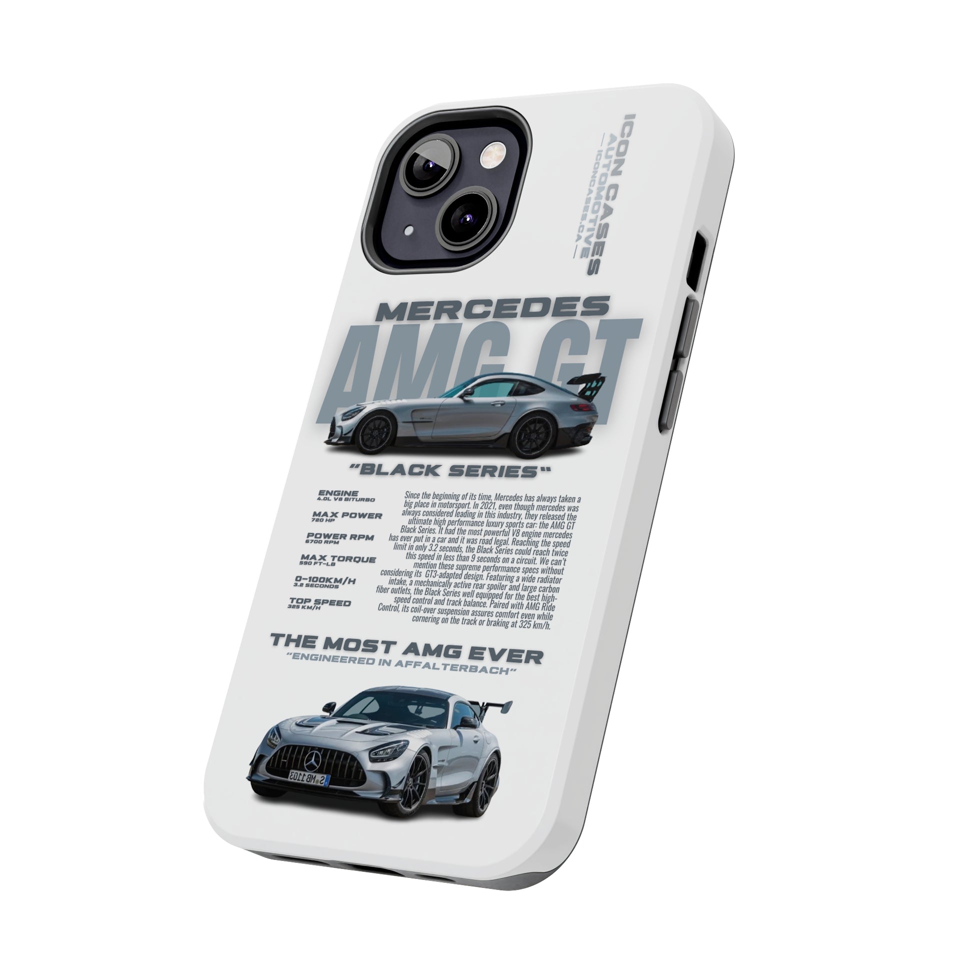 "Black Series" White Case Phone Case Icon Cases