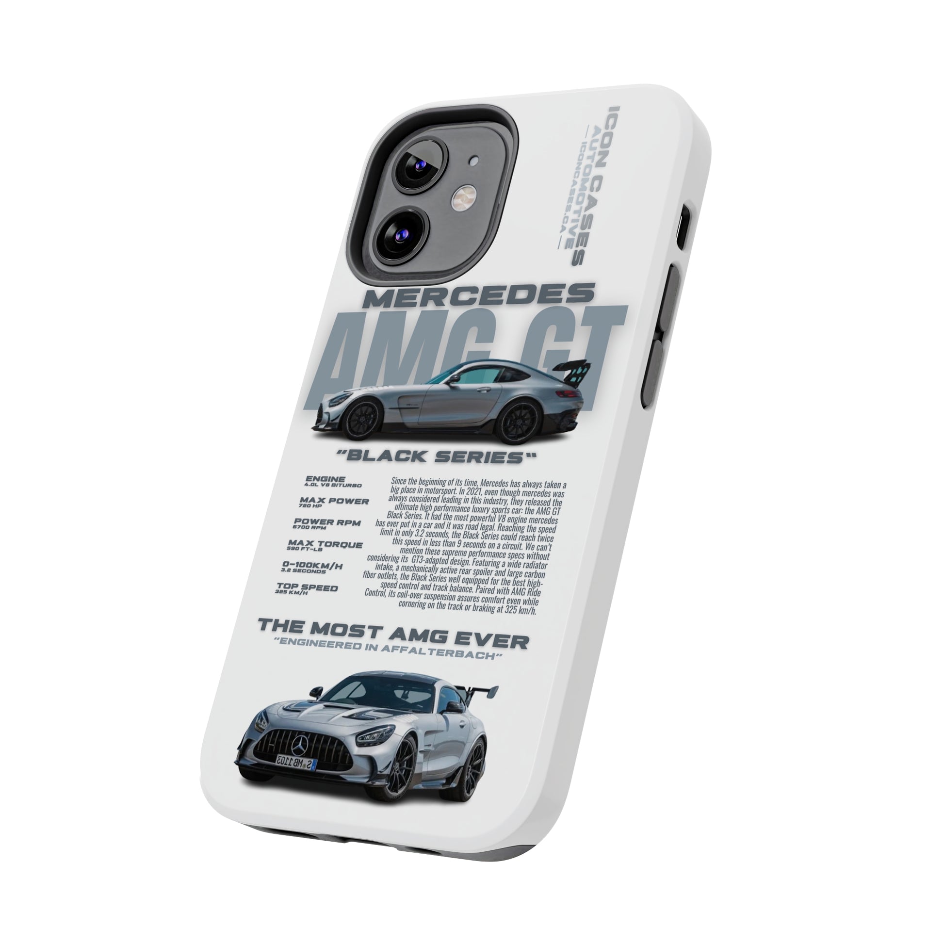 "Black Series" White Case Phone Case Icon Cases