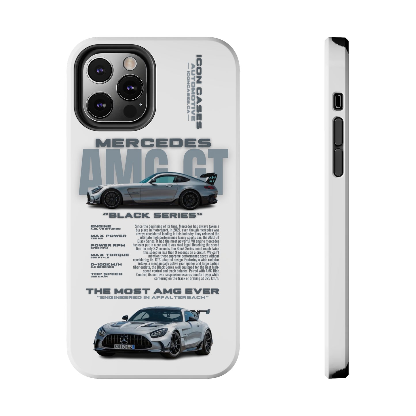 "Black Series" White Case Phone Case Icon Cases