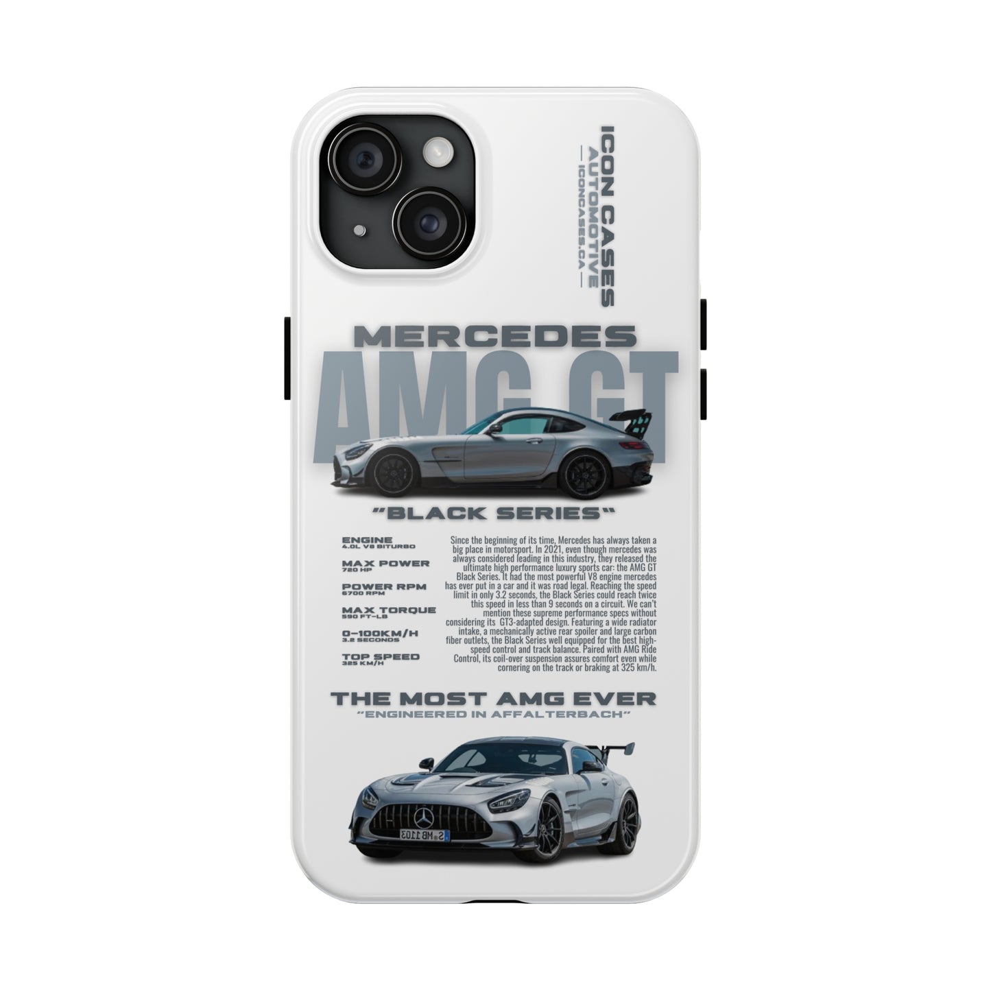 "Black Series" White Case Phone Case Icon Cases