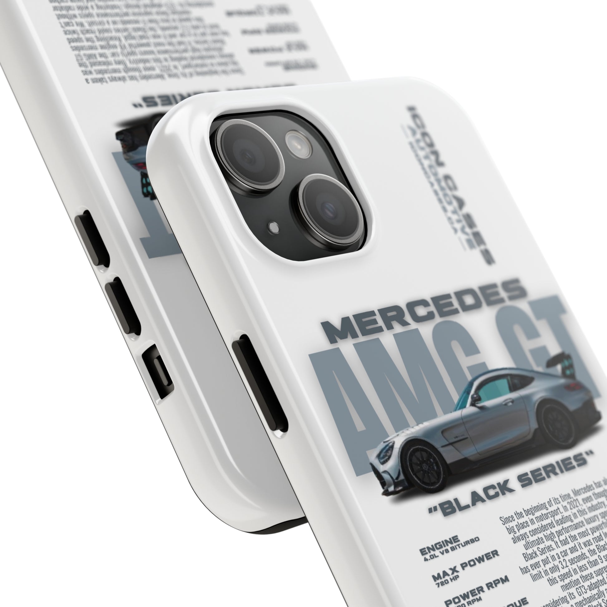 "Black Series" White Case Phone Case Icon Cases