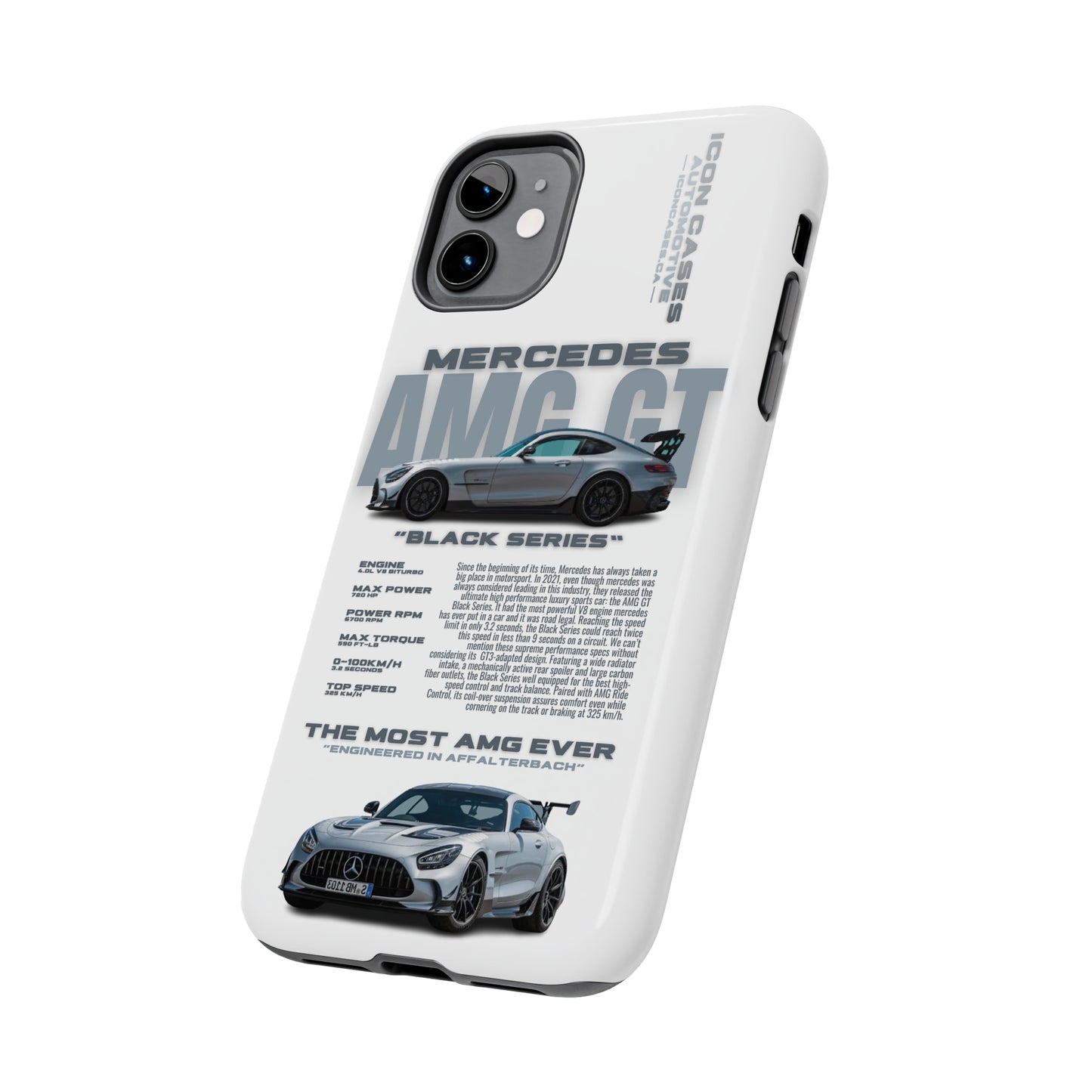 "Black Series" White Case Phone Case Icon Cases