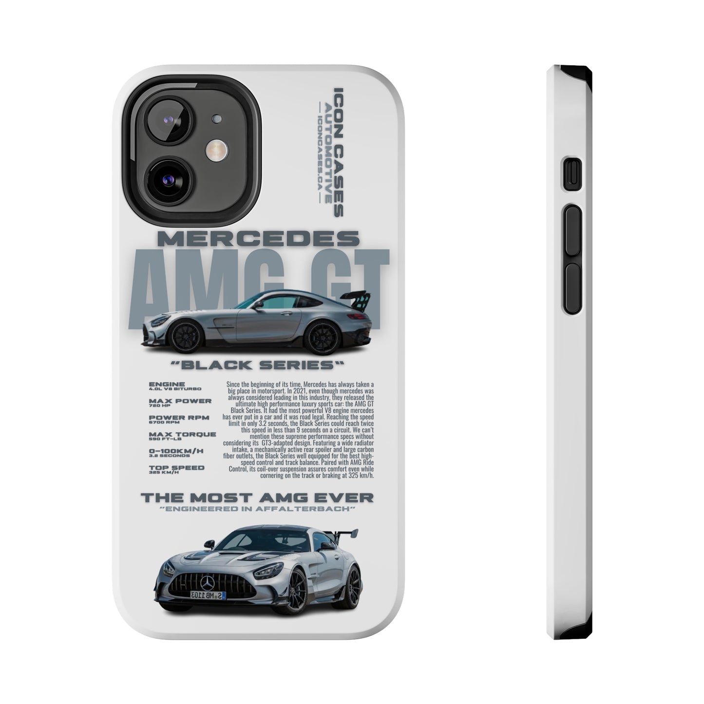 "Black Series" White Case Phone Case Icon Cases