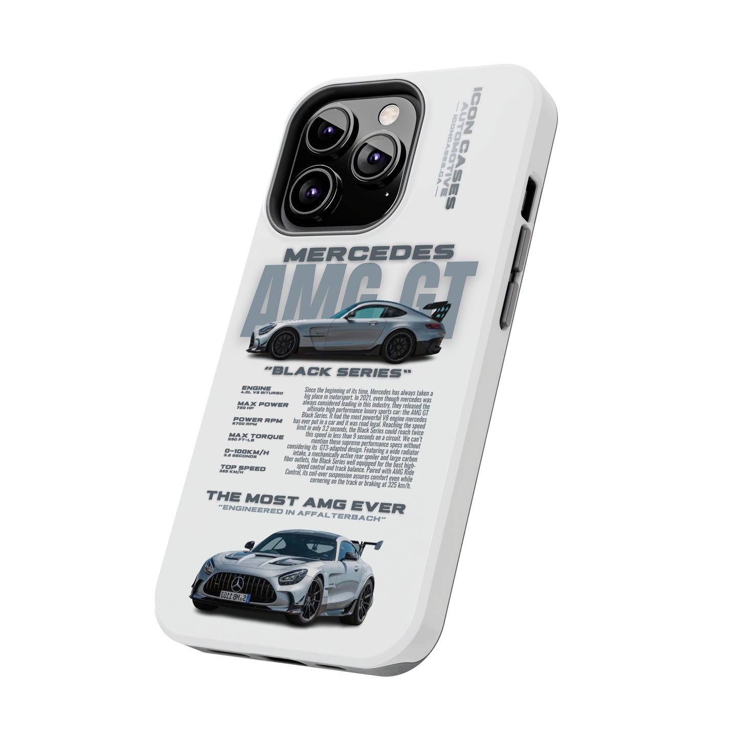 "Black Series" White Case Phone Case Icon Cases