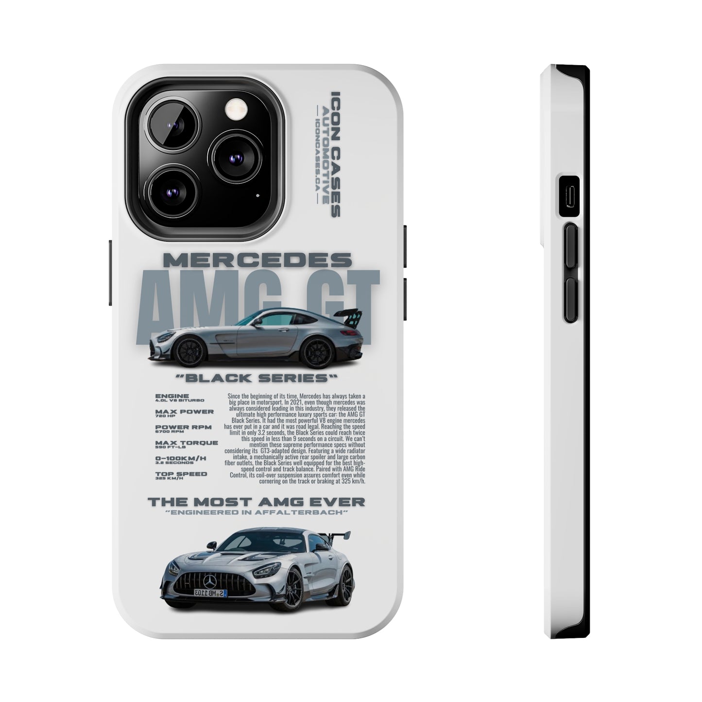 "Black Series" White Case Phone Case Icon Cases