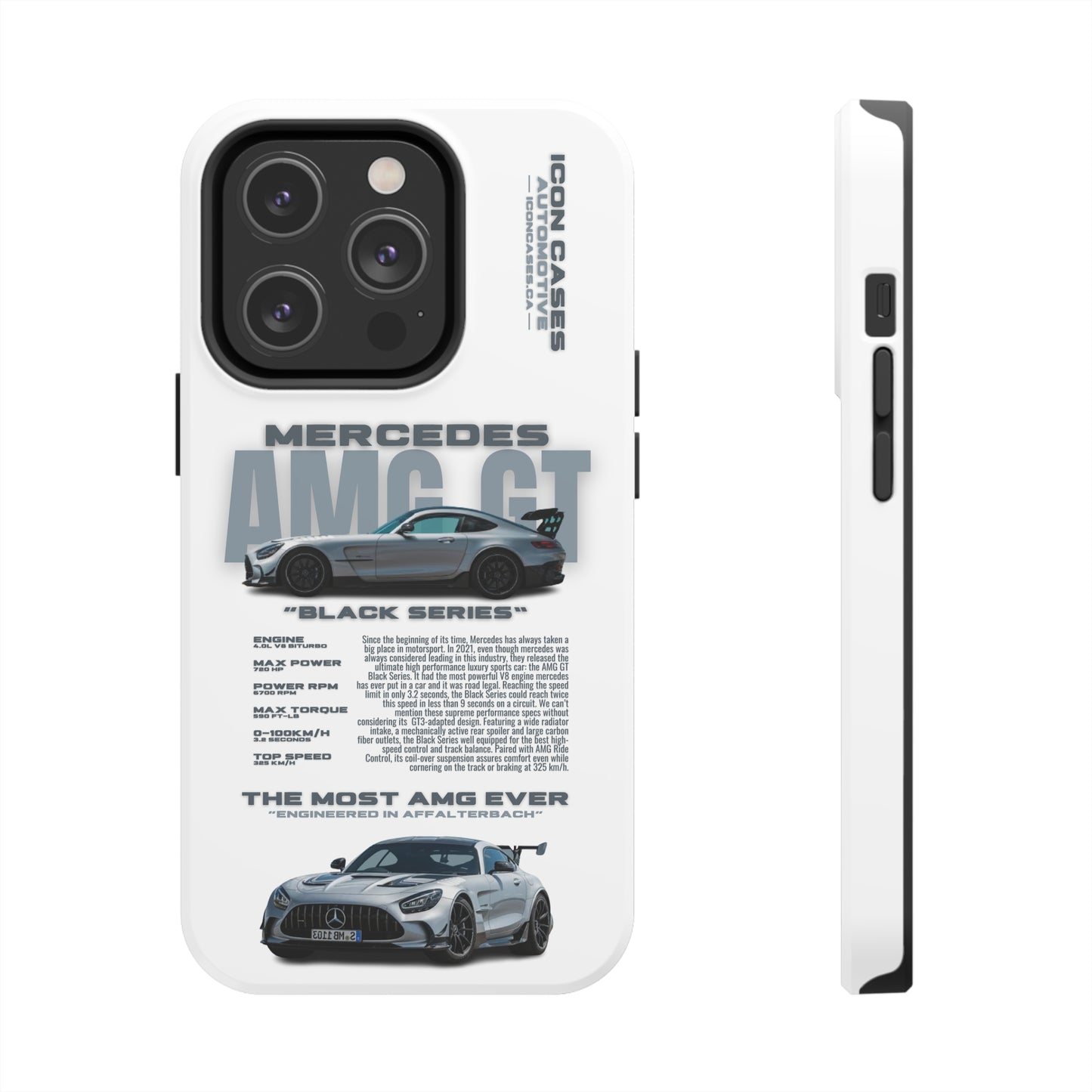 "Black Series" White Case Phone Case Icon Cases
