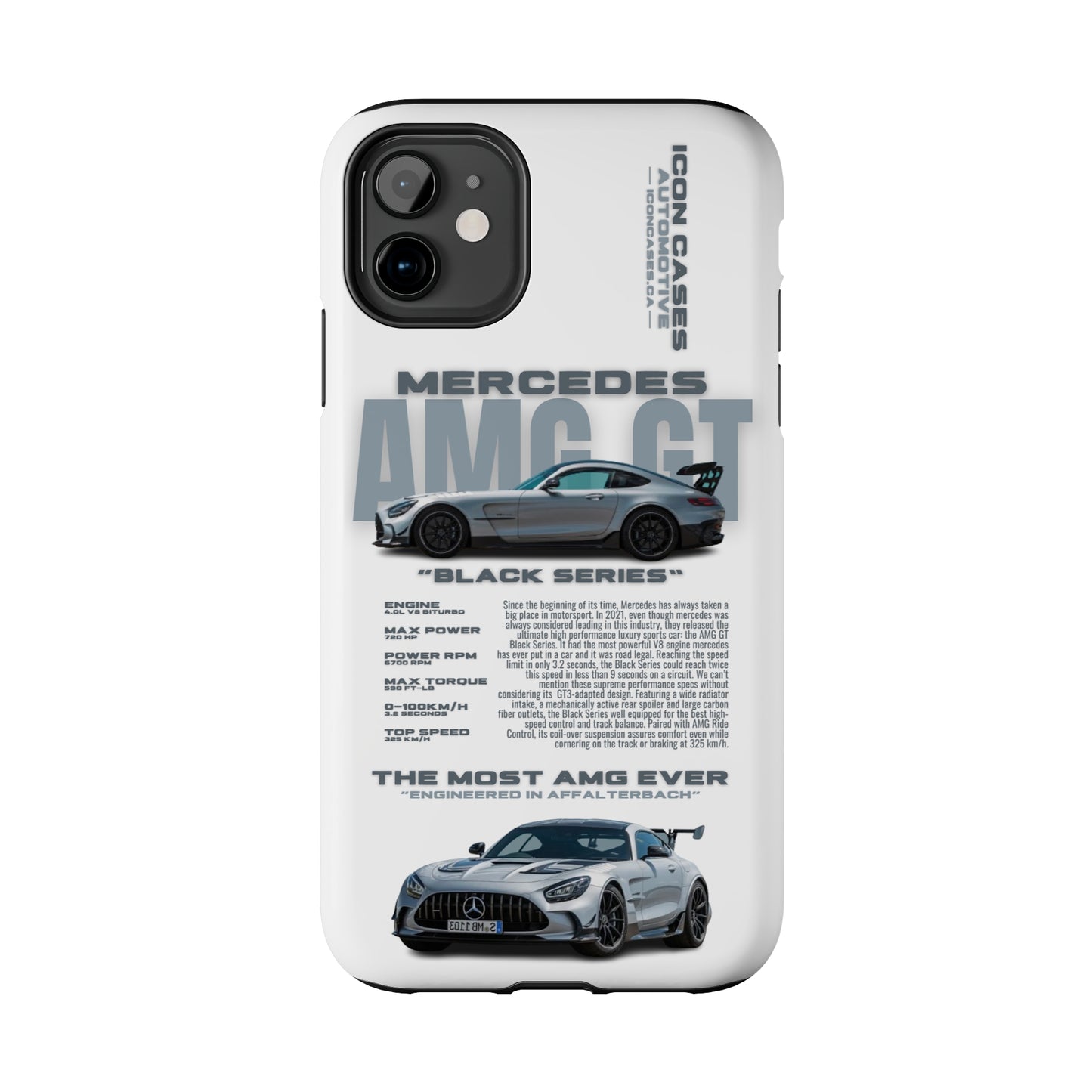 "Black Series" White Case Phone Case Icon Cases