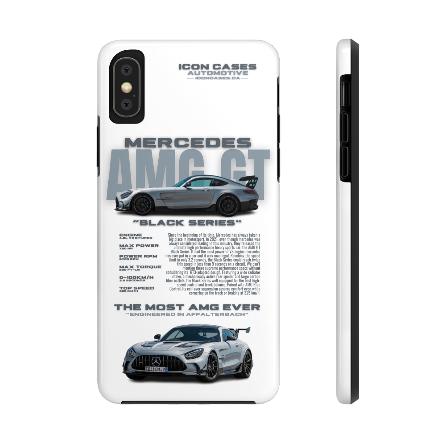 "Black Series" White Case Phone Case Icon Cases