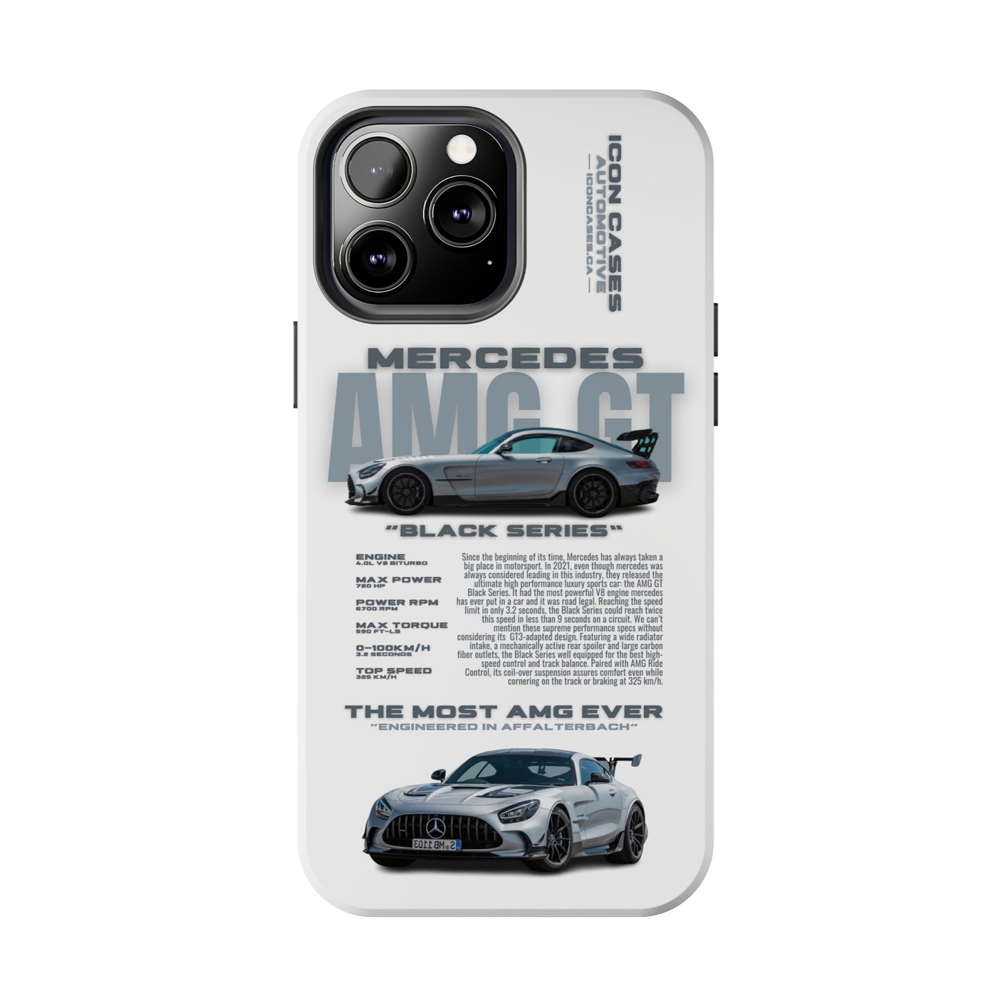 "Black Series" White Case Phone Case Icon Cases