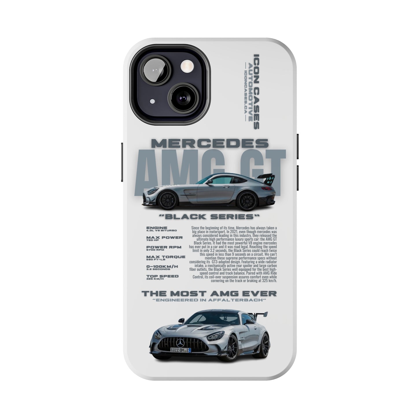 "Black Series" White Case Phone Case Icon Cases