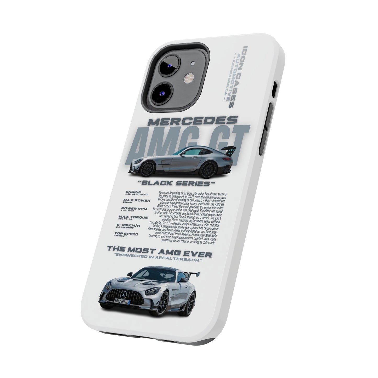 "Black Series" White Case Phone Case Icon Cases