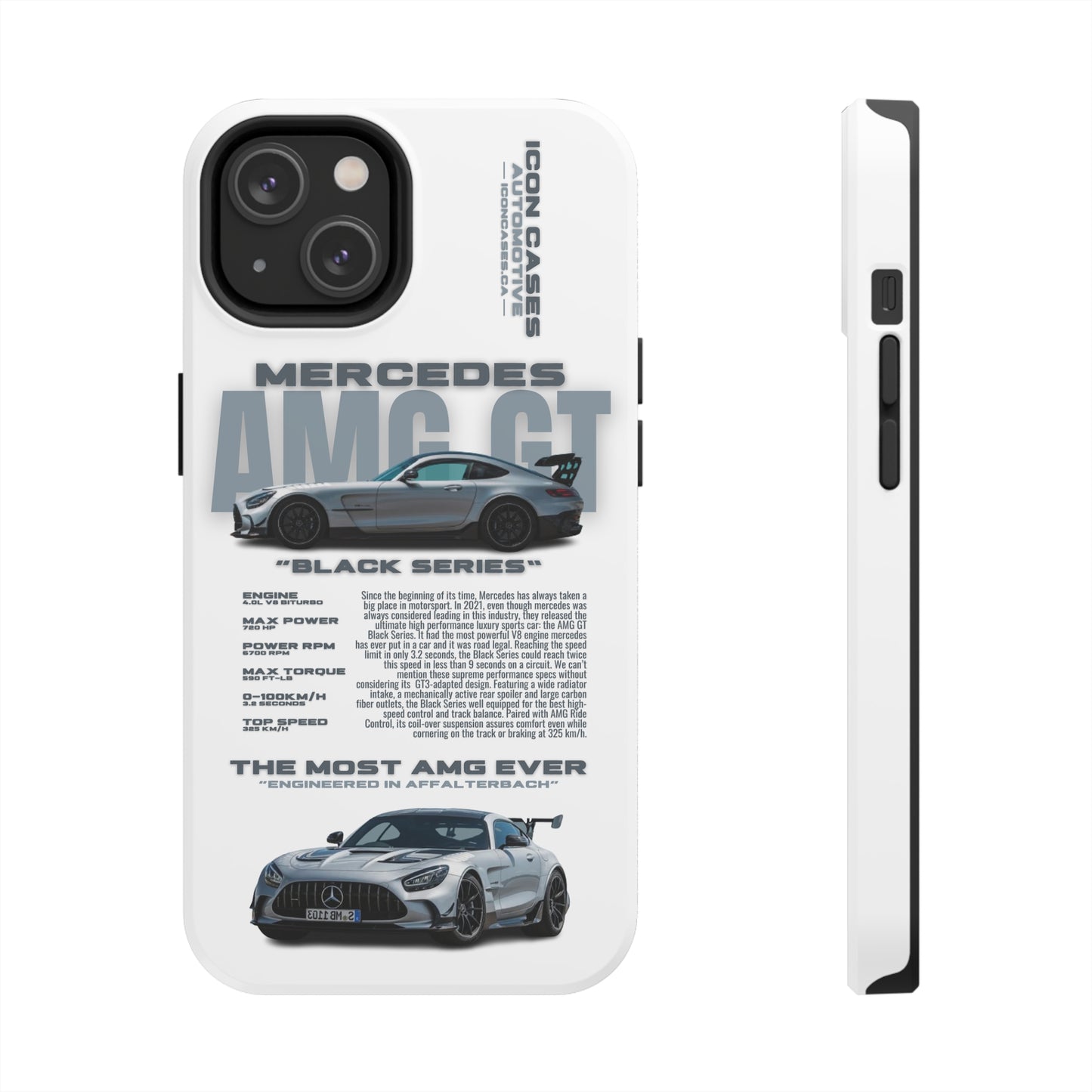"Black Series" White Case Phone Case Icon Cases