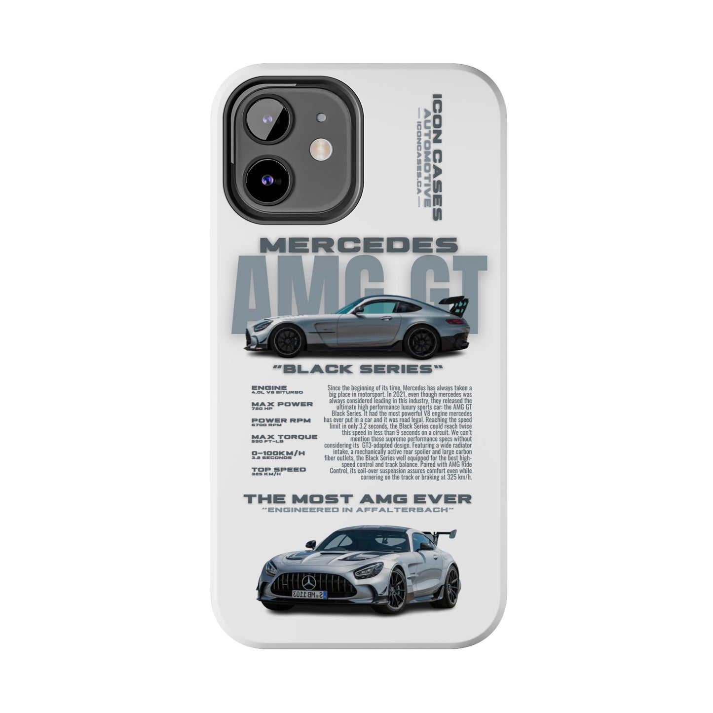 "Black Series" White Case Phone Case Icon Cases