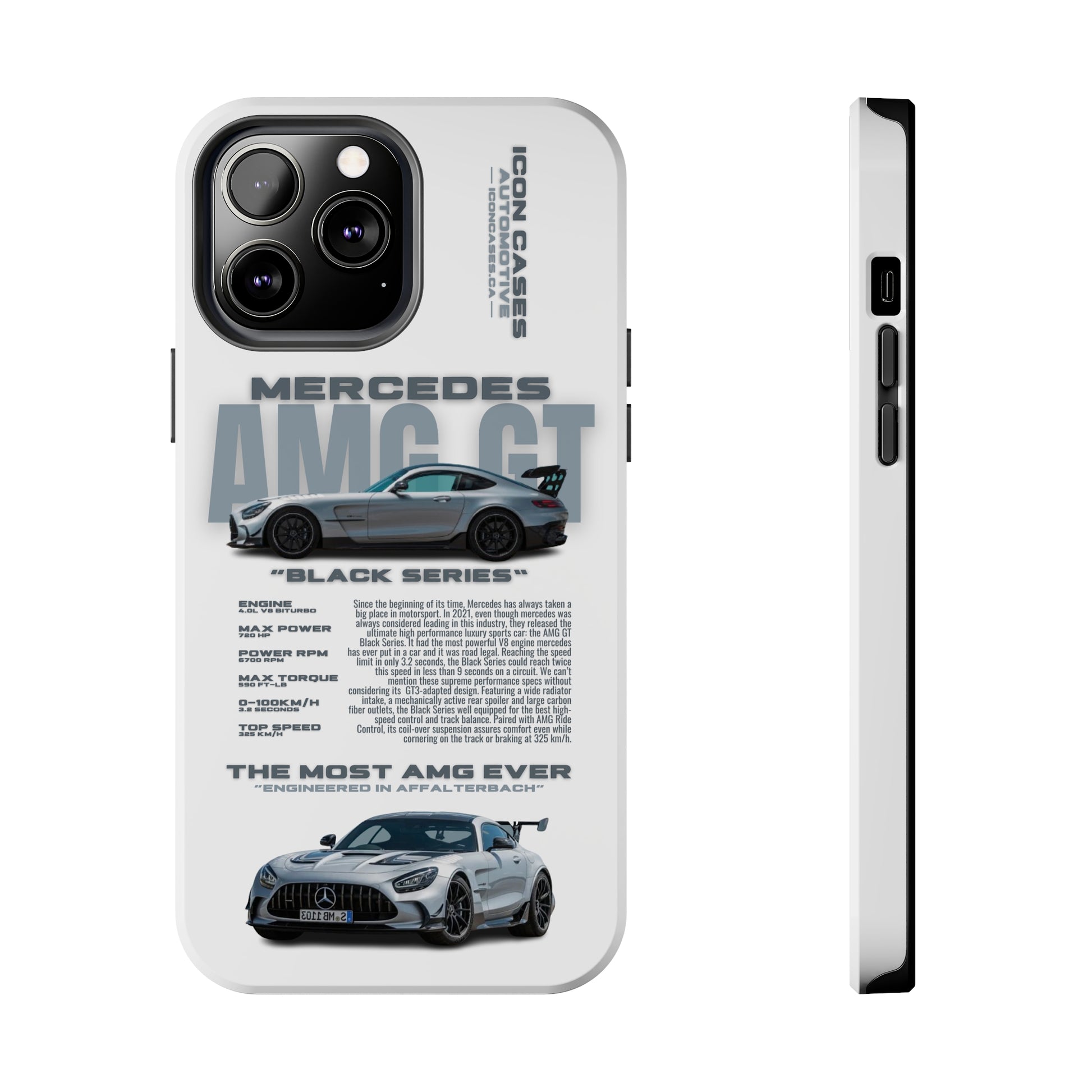 "Black Series" White Case Phone Case Icon Cases