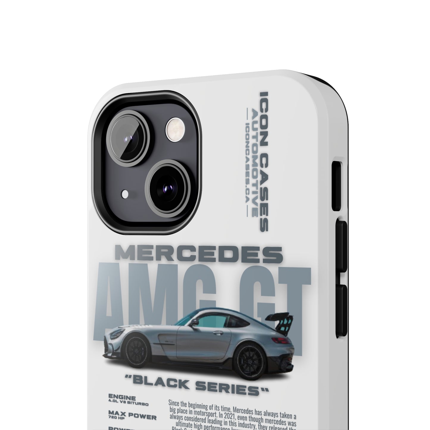 "Black Series" White Case Phone Case Icon Cases
