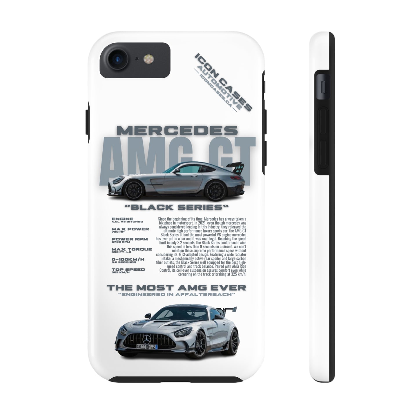 "Black Series" White Case Phone Case Icon Cases