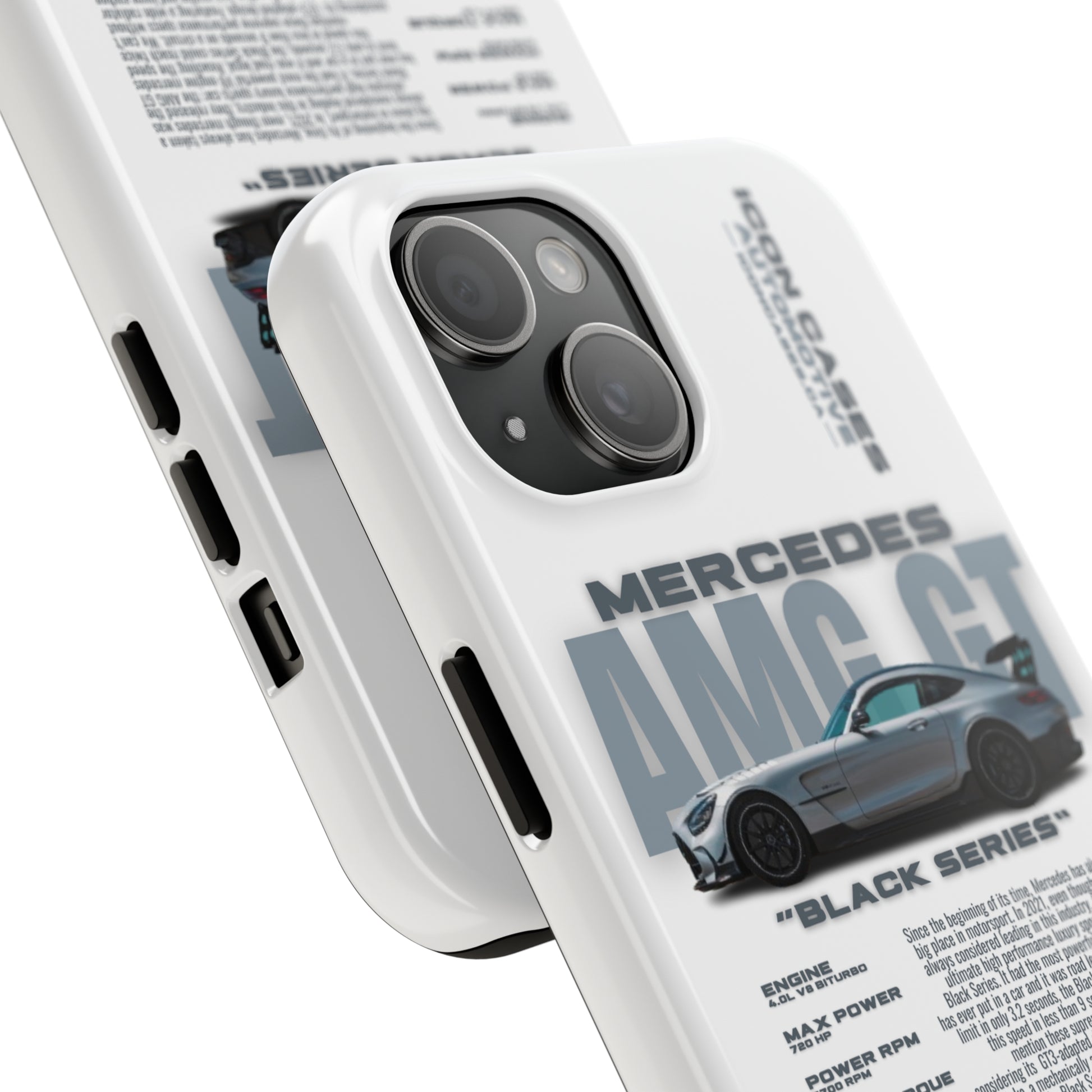 "Black Series" White Case Phone Case Icon Cases