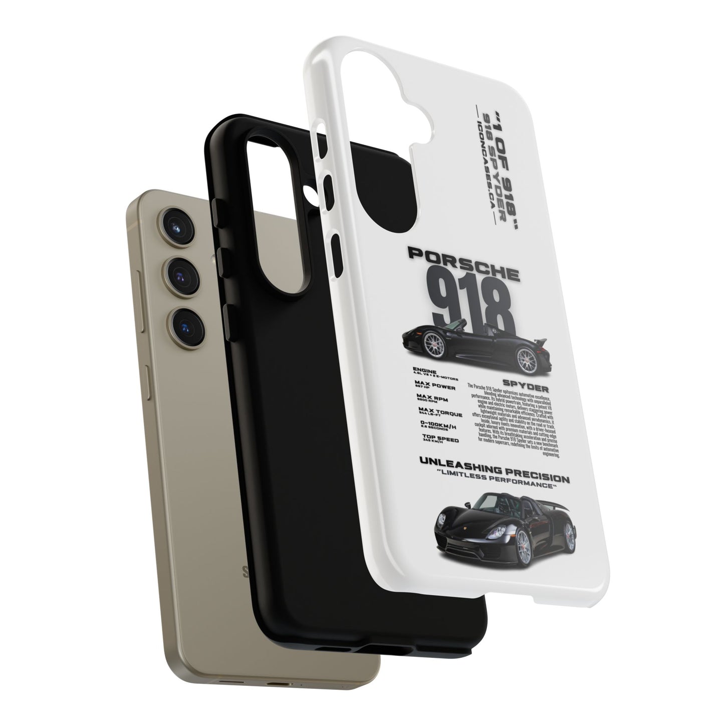 "918 spyder" hard case - samsung Phone Case Icon Cases