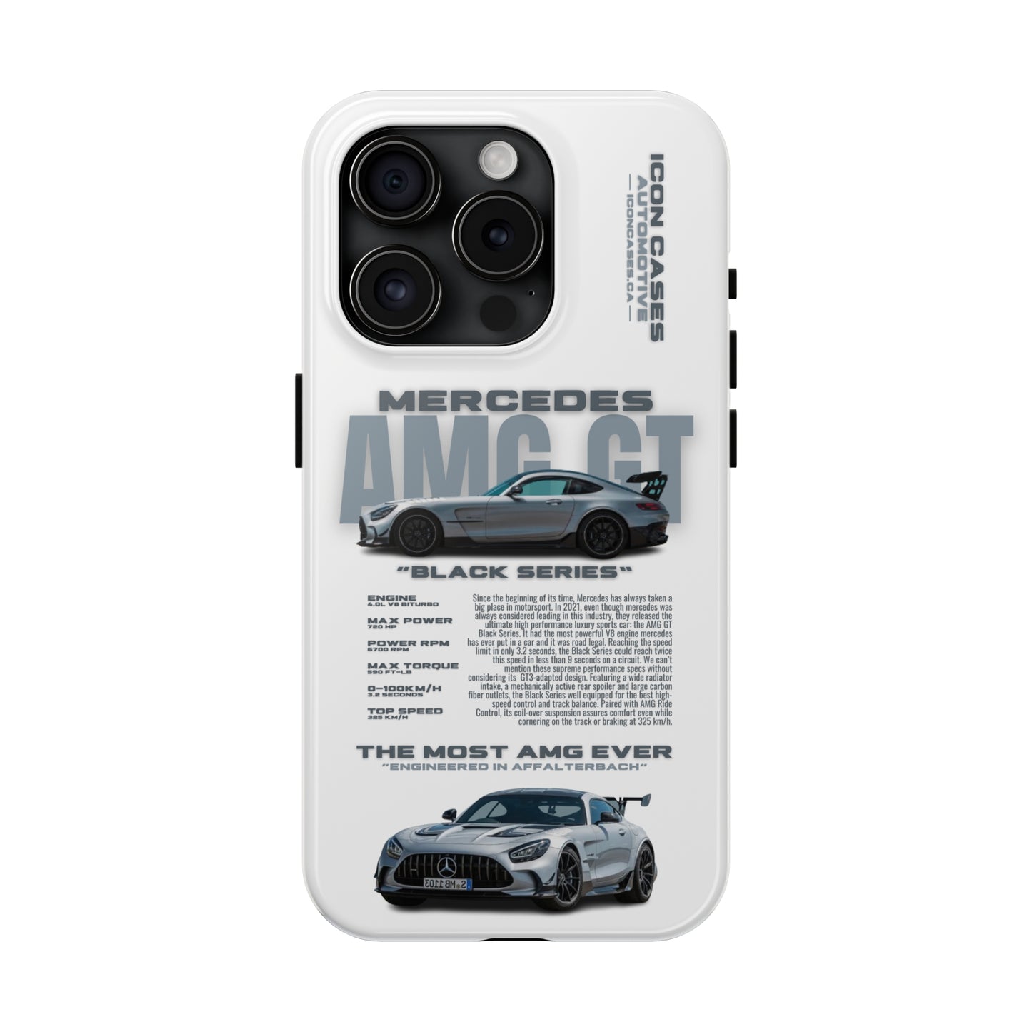 "Black Series" White Case Phone Case Icon Cases
