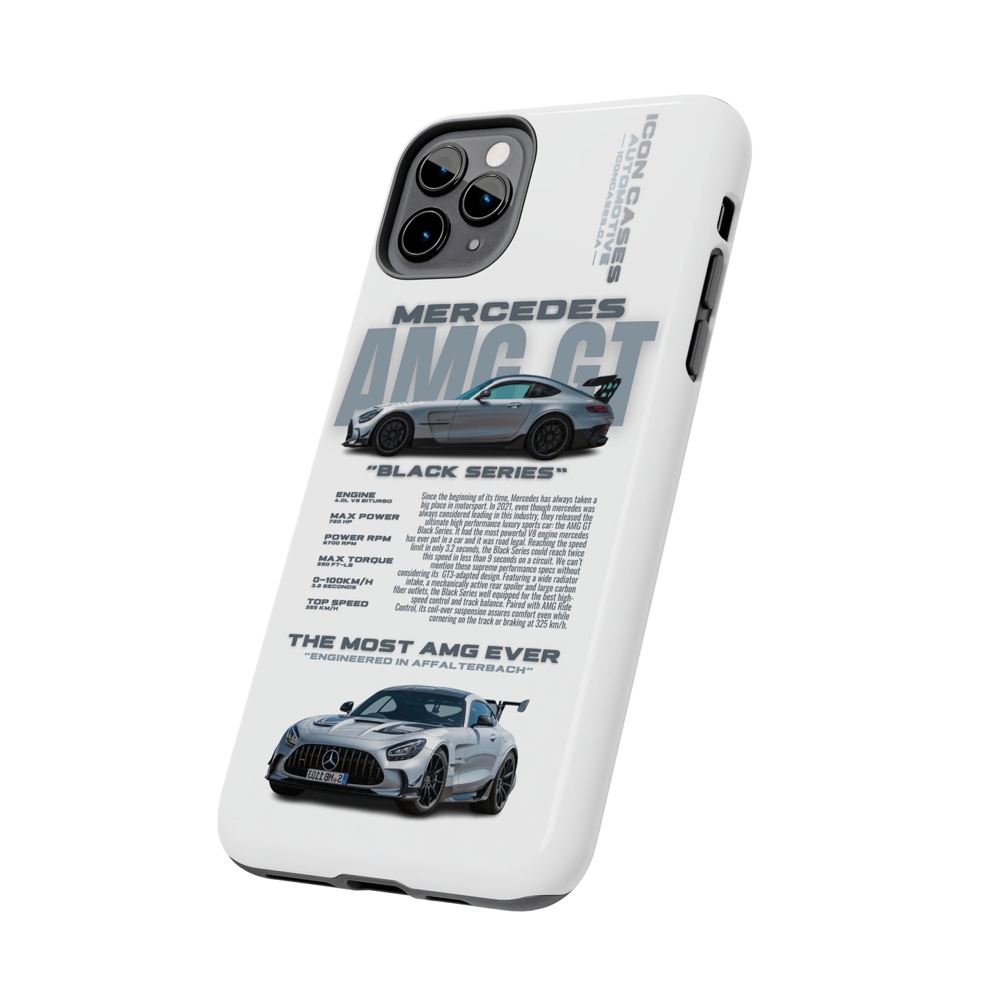 "Black Series" White Case Phone Case Icon Cases