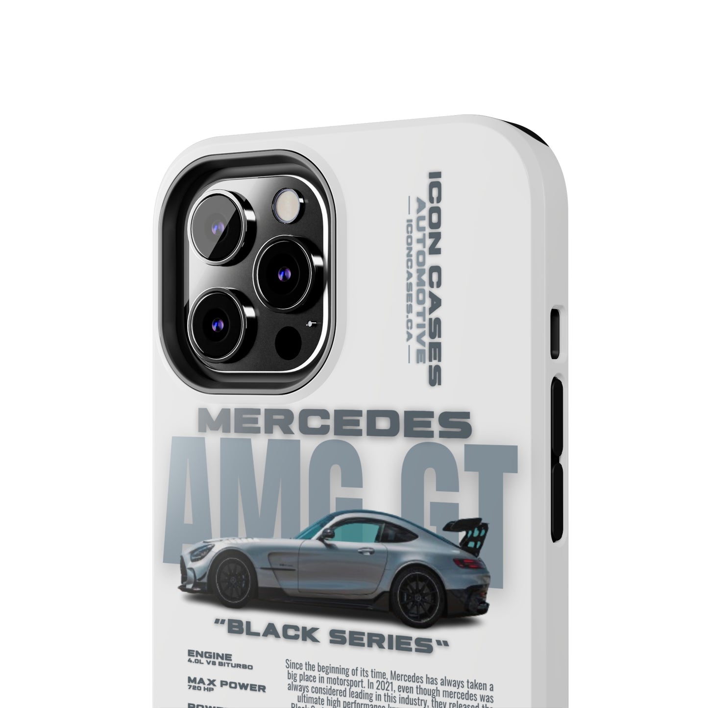 "Black Series" White Case Phone Case Icon Cases