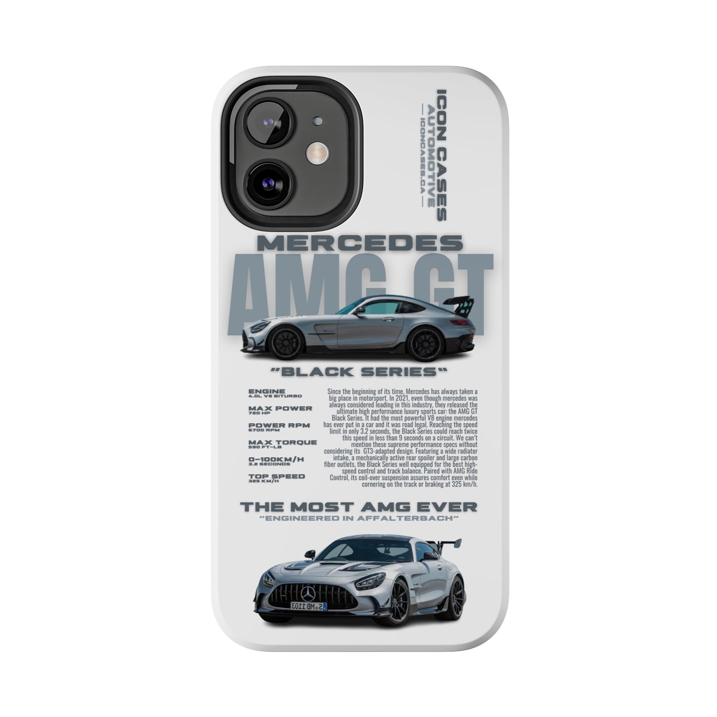 "Black Series" White Case Phone Case Icon Cases