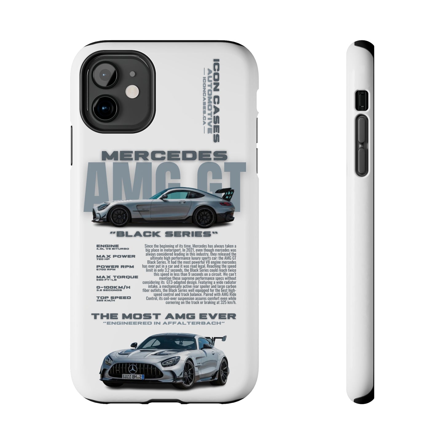 "Black Series" White Case Phone Case Icon Cases