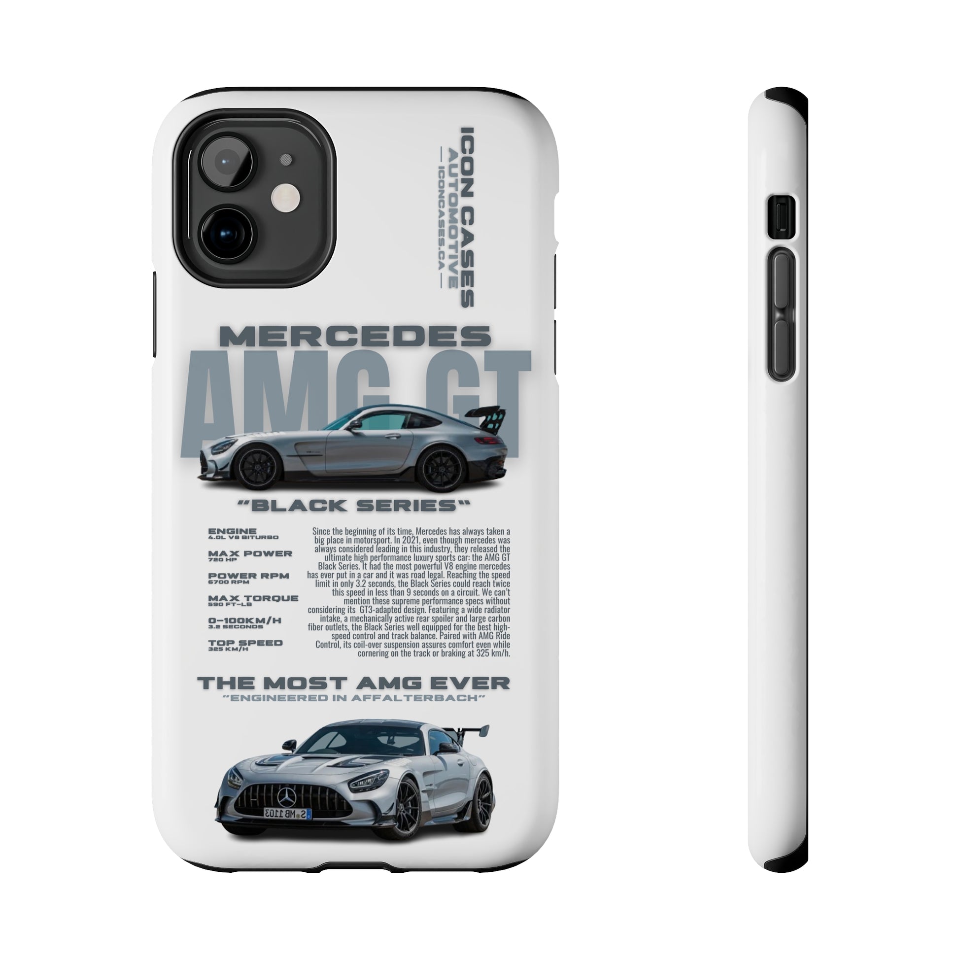 "Black Series" White Case Phone Case Icon Cases