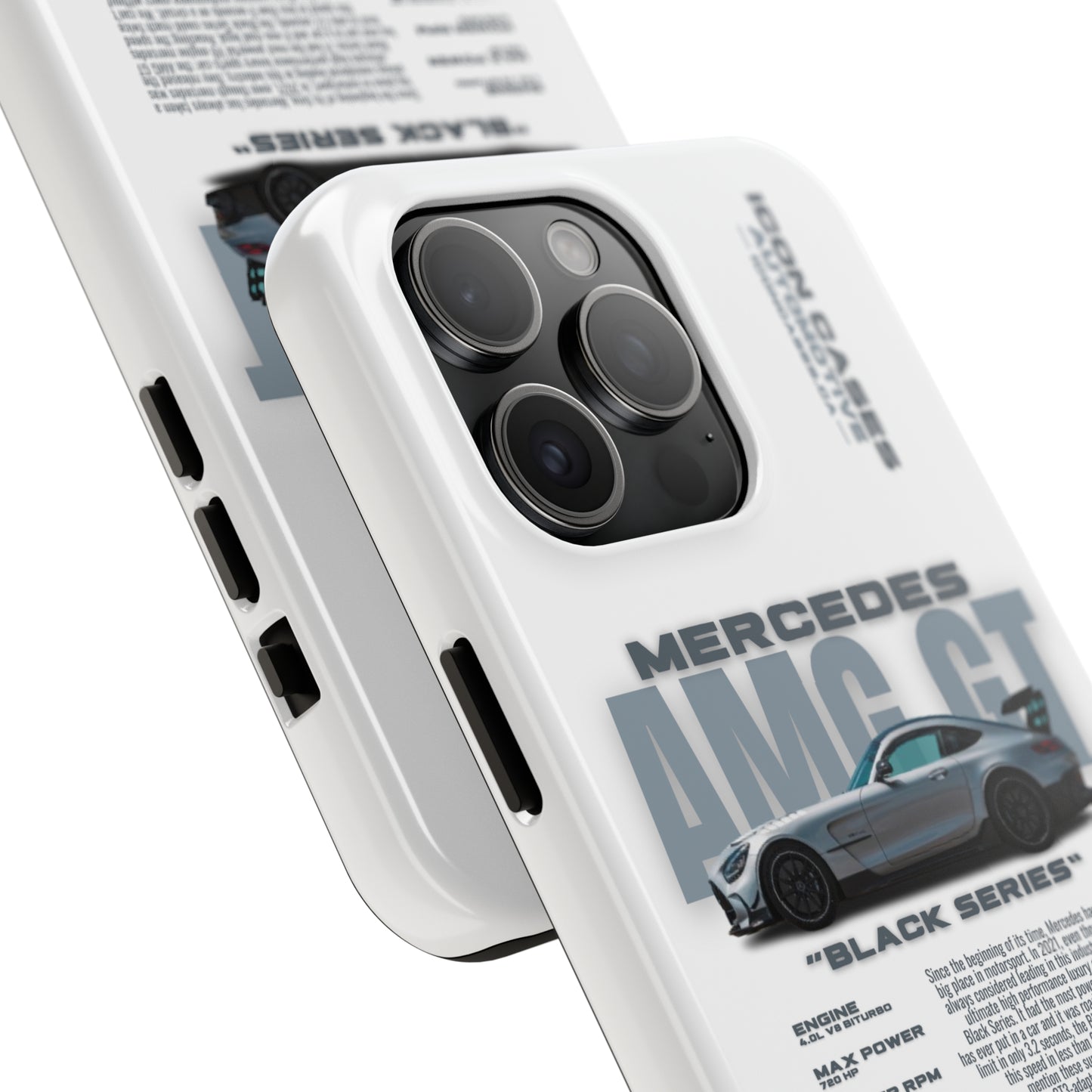 "Black Series" White Case Phone Case Icon Cases