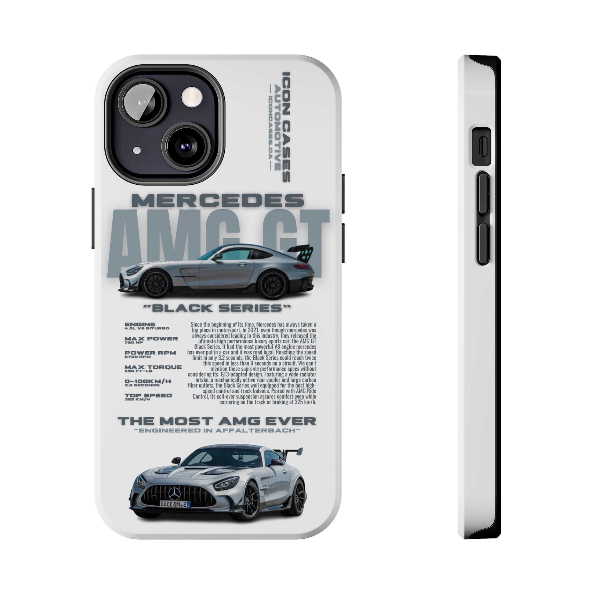 "Black Series" White Case Phone Case Icon Cases