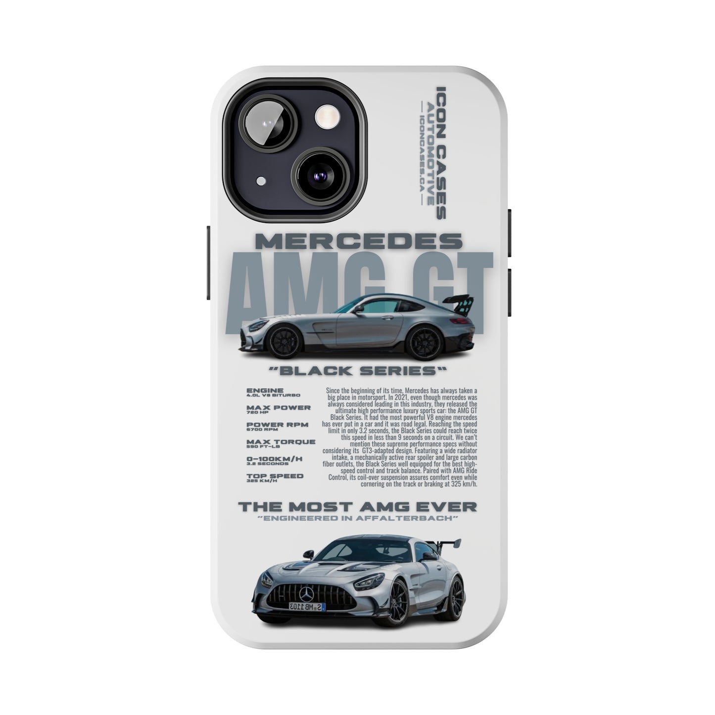 "Black Series" White Case Phone Case Icon Cases