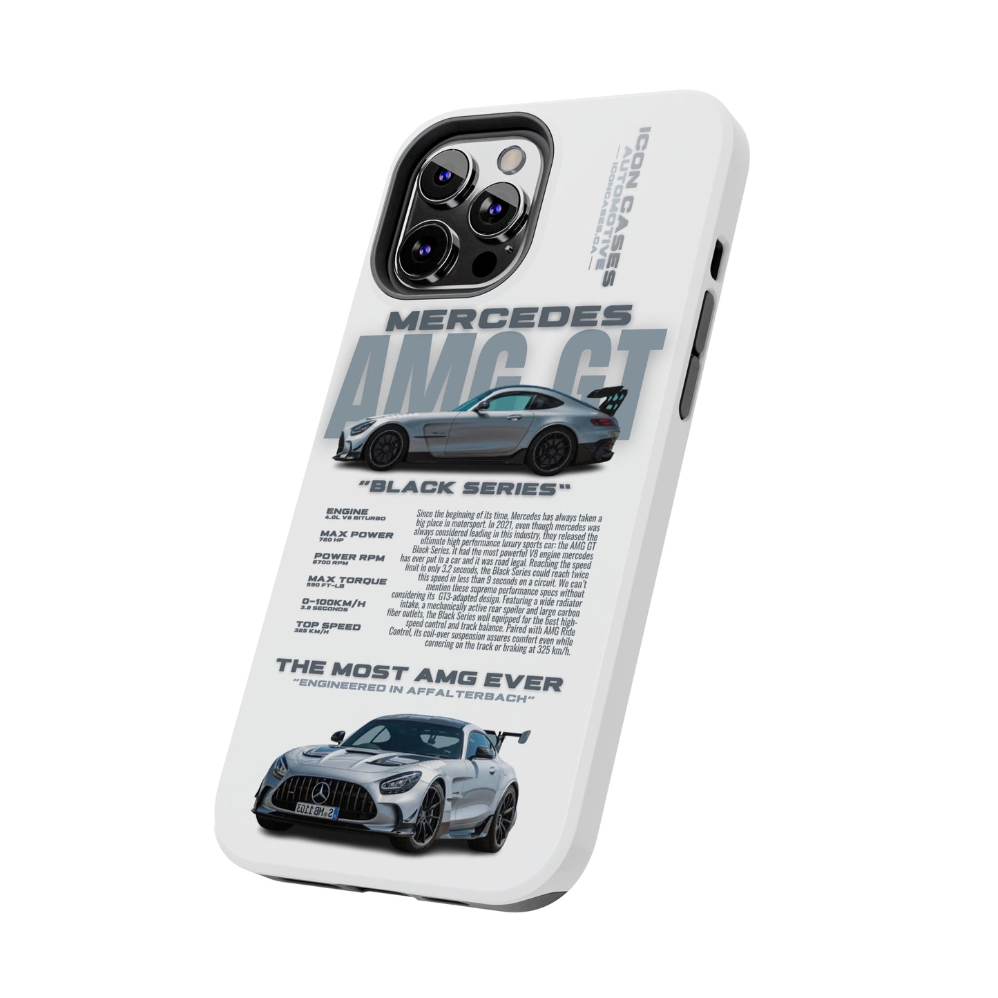 "Black Series" White Case Phone Case Icon Cases