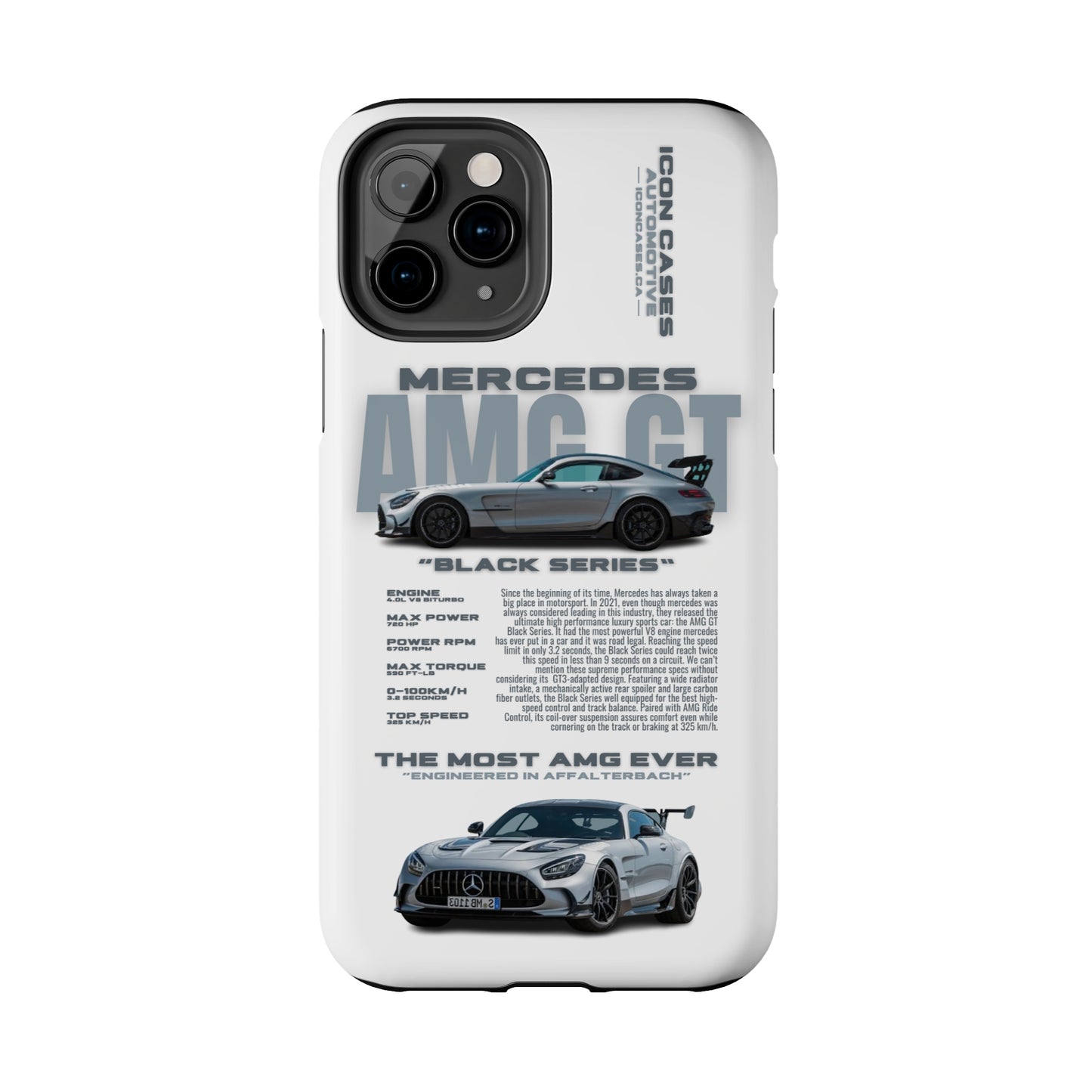 "Black Series" White Case Phone Case Icon Cases