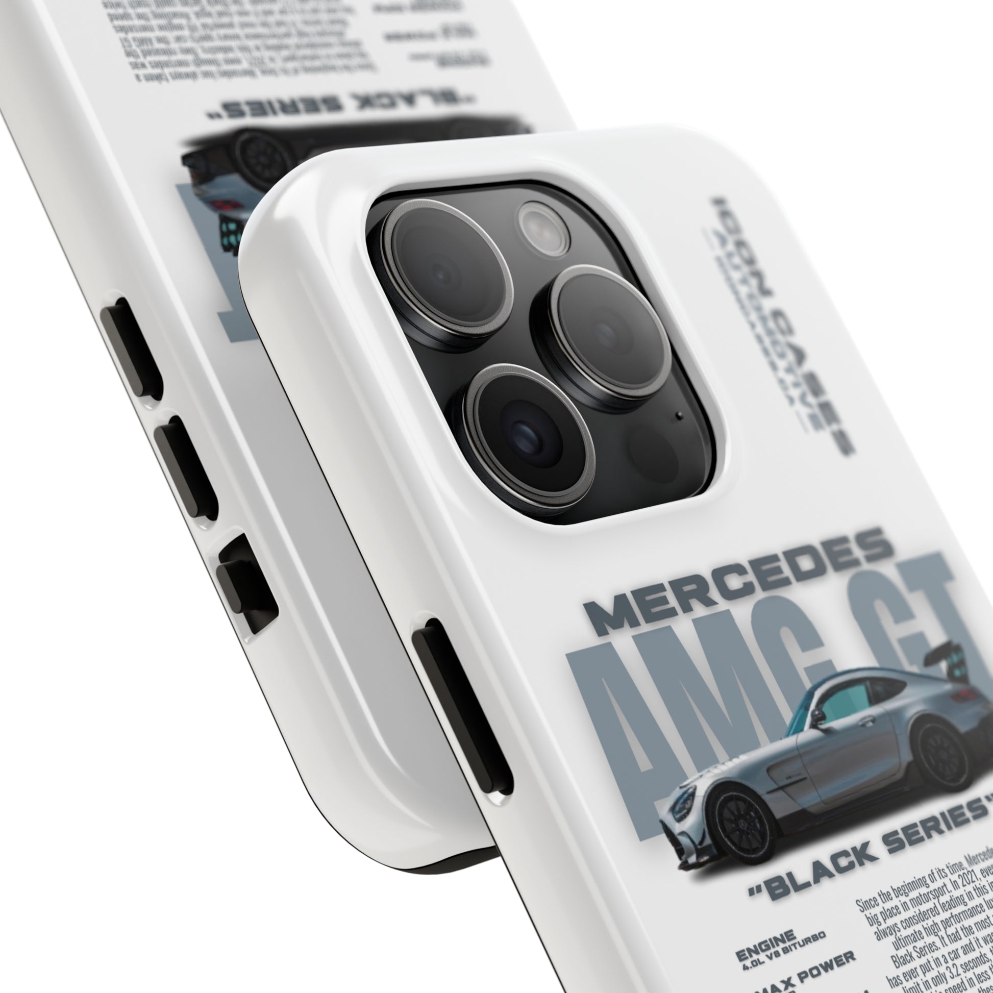 "Black Series" White Case Phone Case Icon Cases