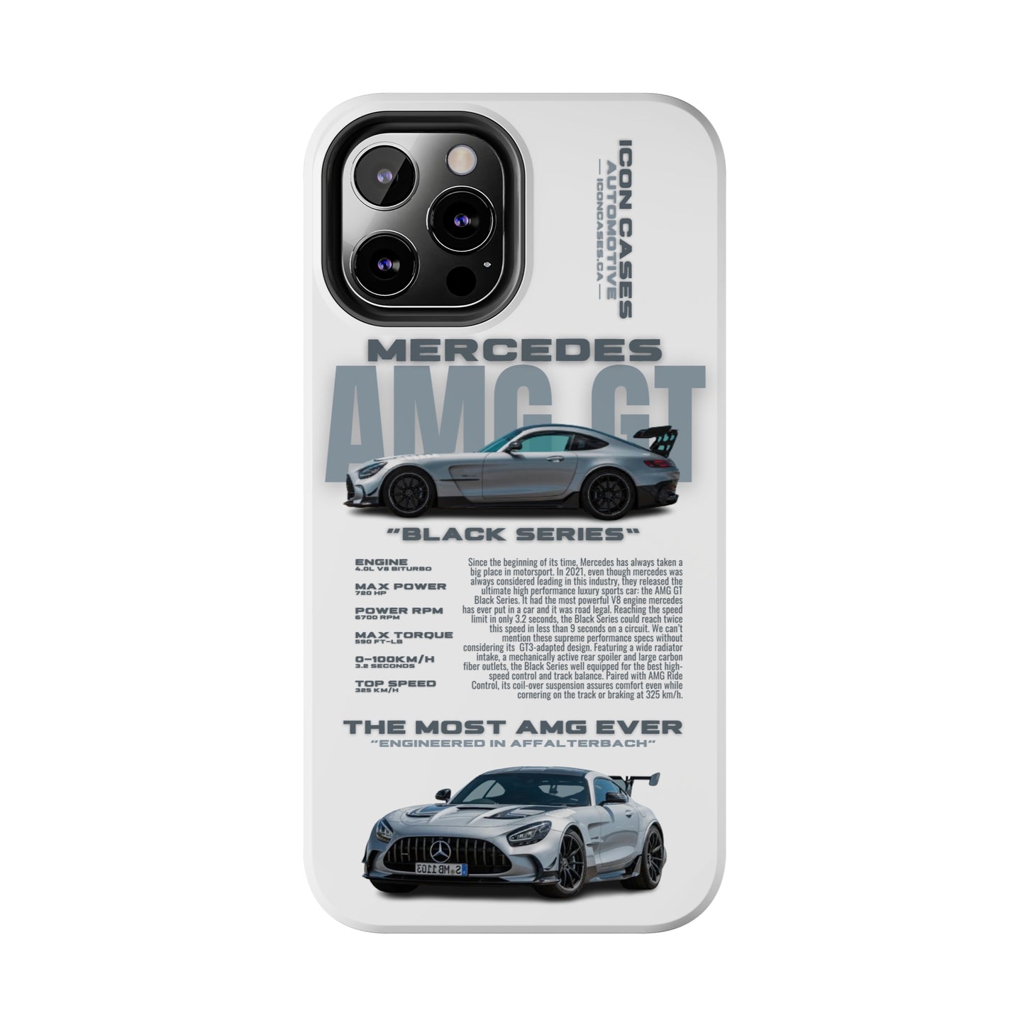 "Black Series" White Case Phone Case Icon Cases