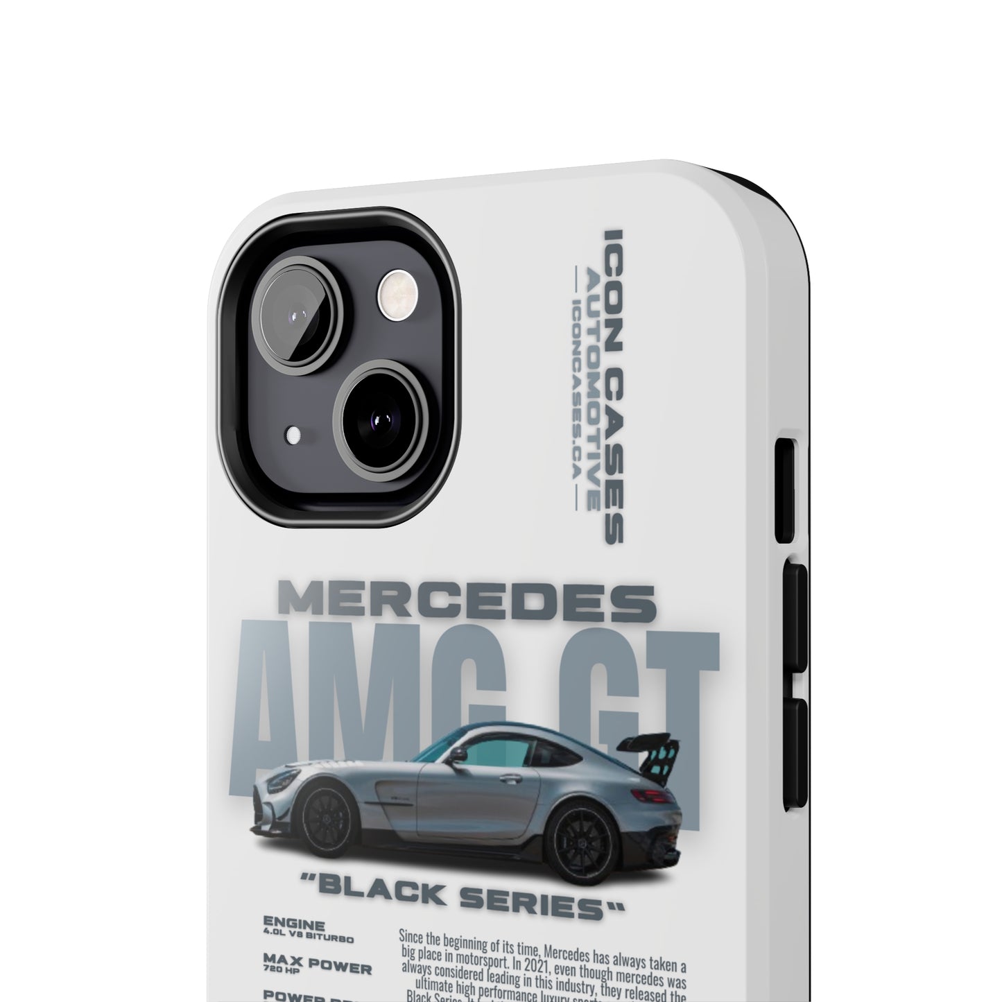 "Black Series" White Case Phone Case Icon Cases
