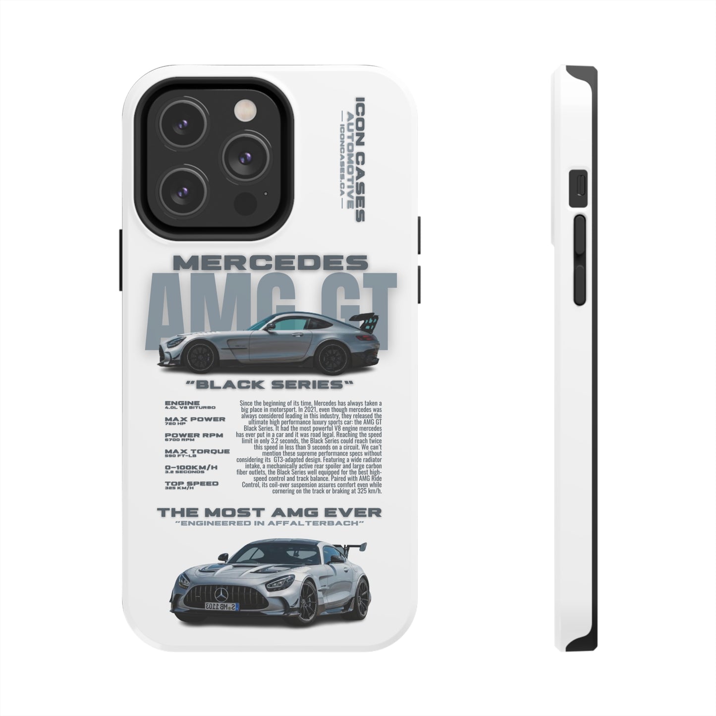 "Black Series" White Case Phone Case Icon Cases