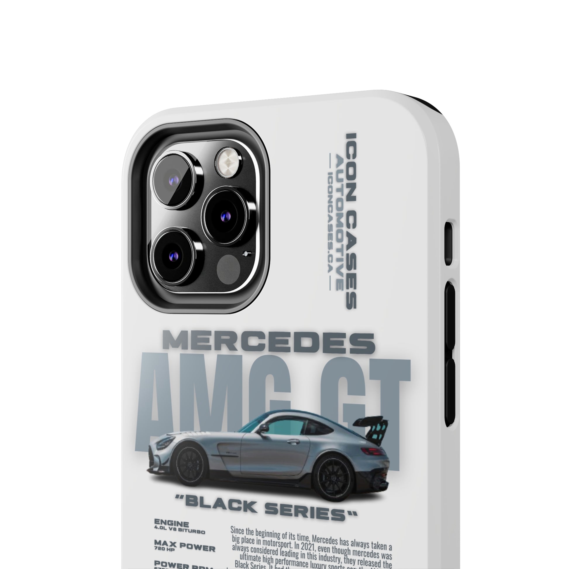 "Black Series" White Case Phone Case Icon Cases