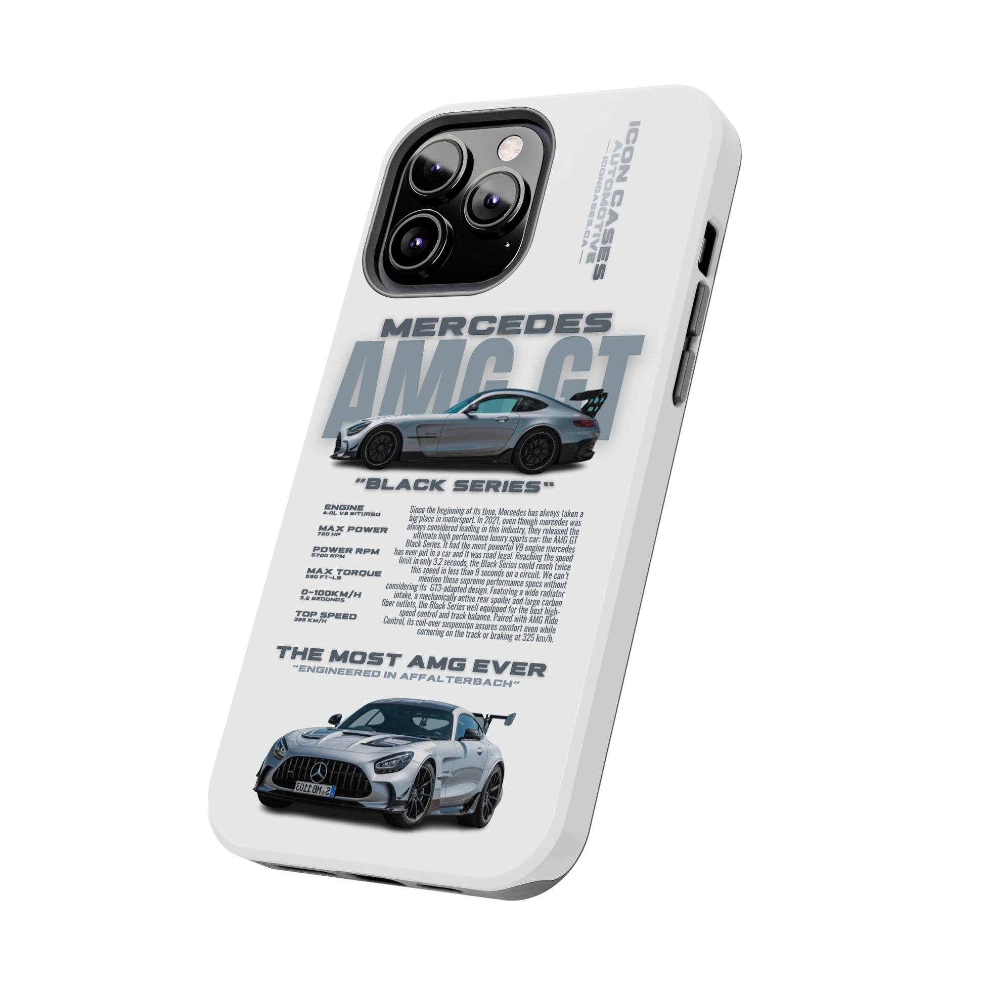 "Black Series" White Case Phone Case Icon Cases