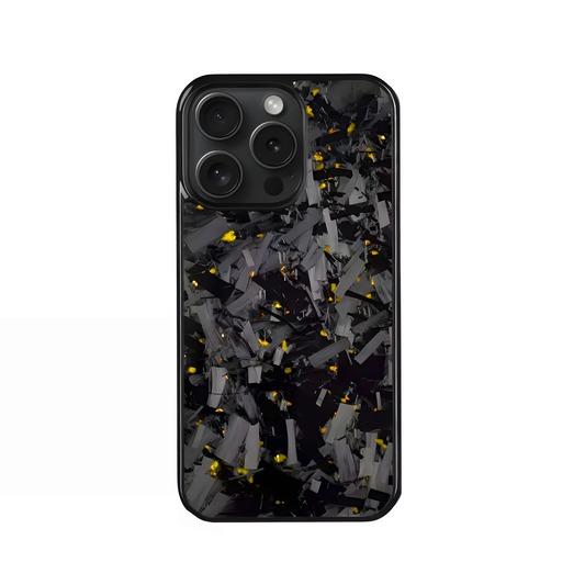 Gold Forged Carbon Fiber | iPhone Case | Magsafe  Icon Cases