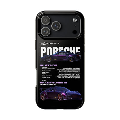 "Purple GT2RS" Black Case