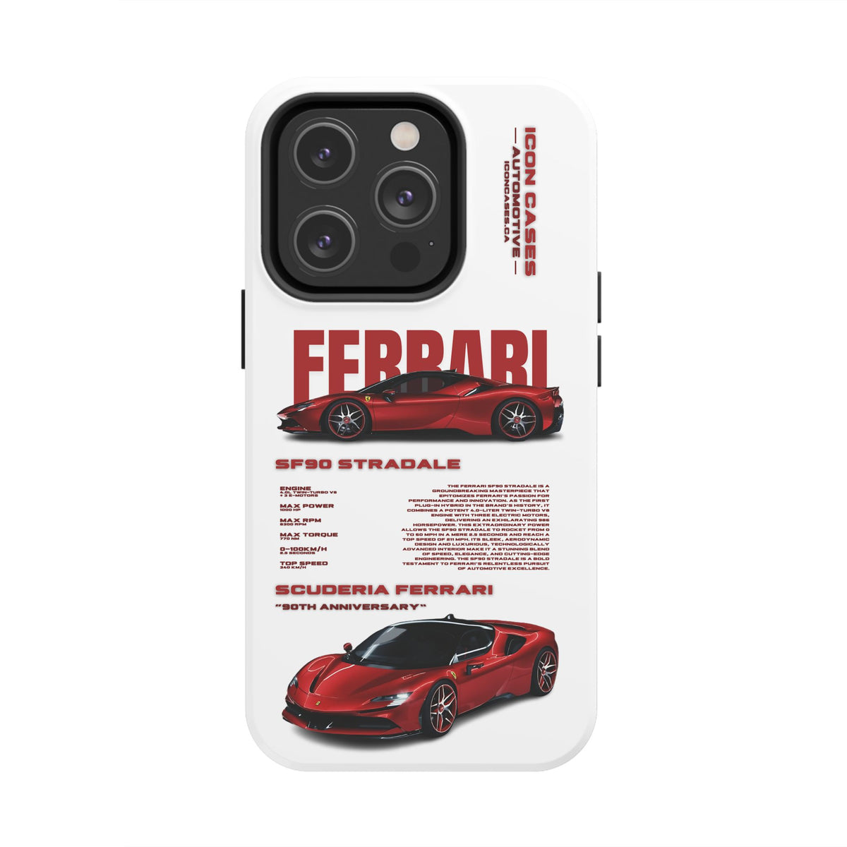 "SF90" White Case