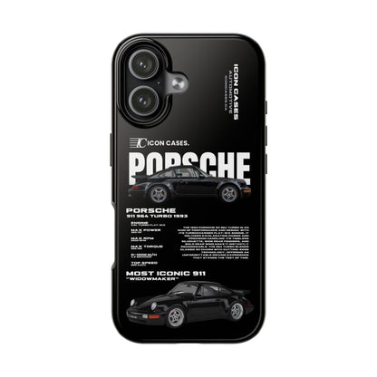 "964 Turbo" black case Phone Case Icon Cases