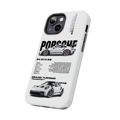 "GT3RS" White Case Phone Case Icon Cases