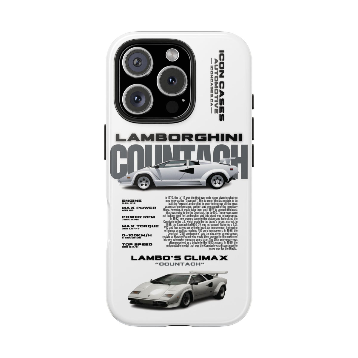 "Countach" White Case