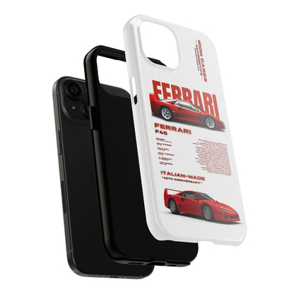 "F40" White Case Phone Case Icon Cases