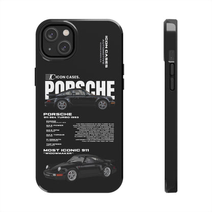 "964 Turbo" black case Phone Case Icon Cases